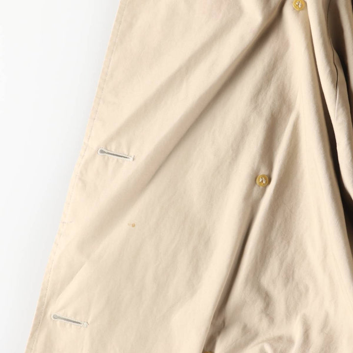Aquascutum trench coat, made in England, men's size XL (approx.), vintage. cotton Beige type Vintage Second Hand