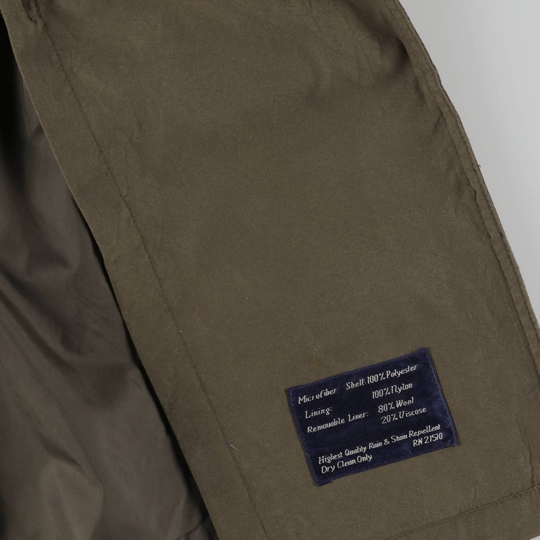 Ralph Lauren RALPH trench coat, men's size M polyester Khaki type Vintage Second Hand