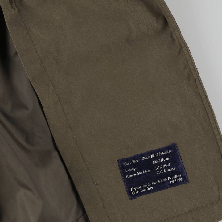 Ralph Lauren RALPH trench coat, men's size M polyester Khaki type Vintage Second Hand