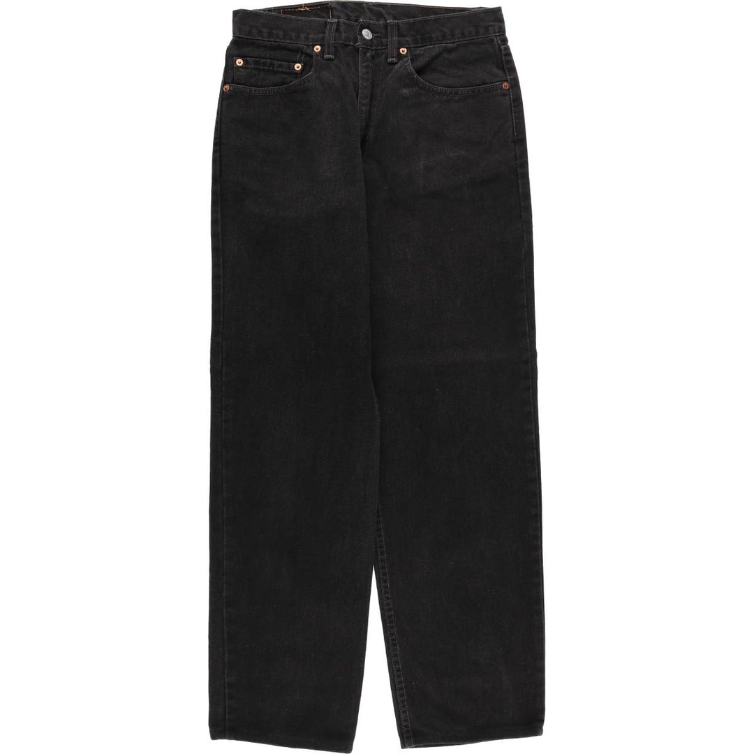 00'S Levi's 550 Relaxed Fit Black Denim Tapered Denim Pants Made in USA Men's W32 cotton black type Vintage Second Hand