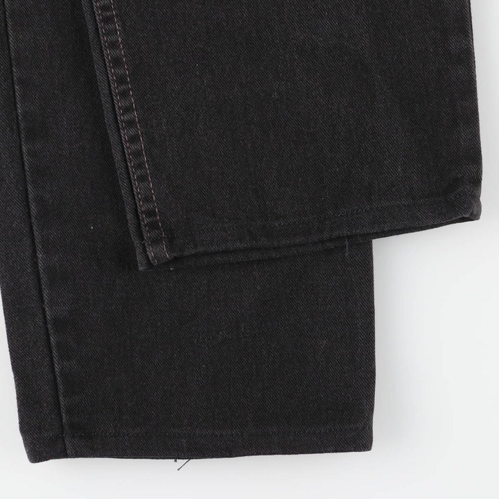 00'S Levi's 550 Relaxed Fit Black Denim Tapered Denim Pants Made in USA Men's W32 cotton black type Vintage Second Hand