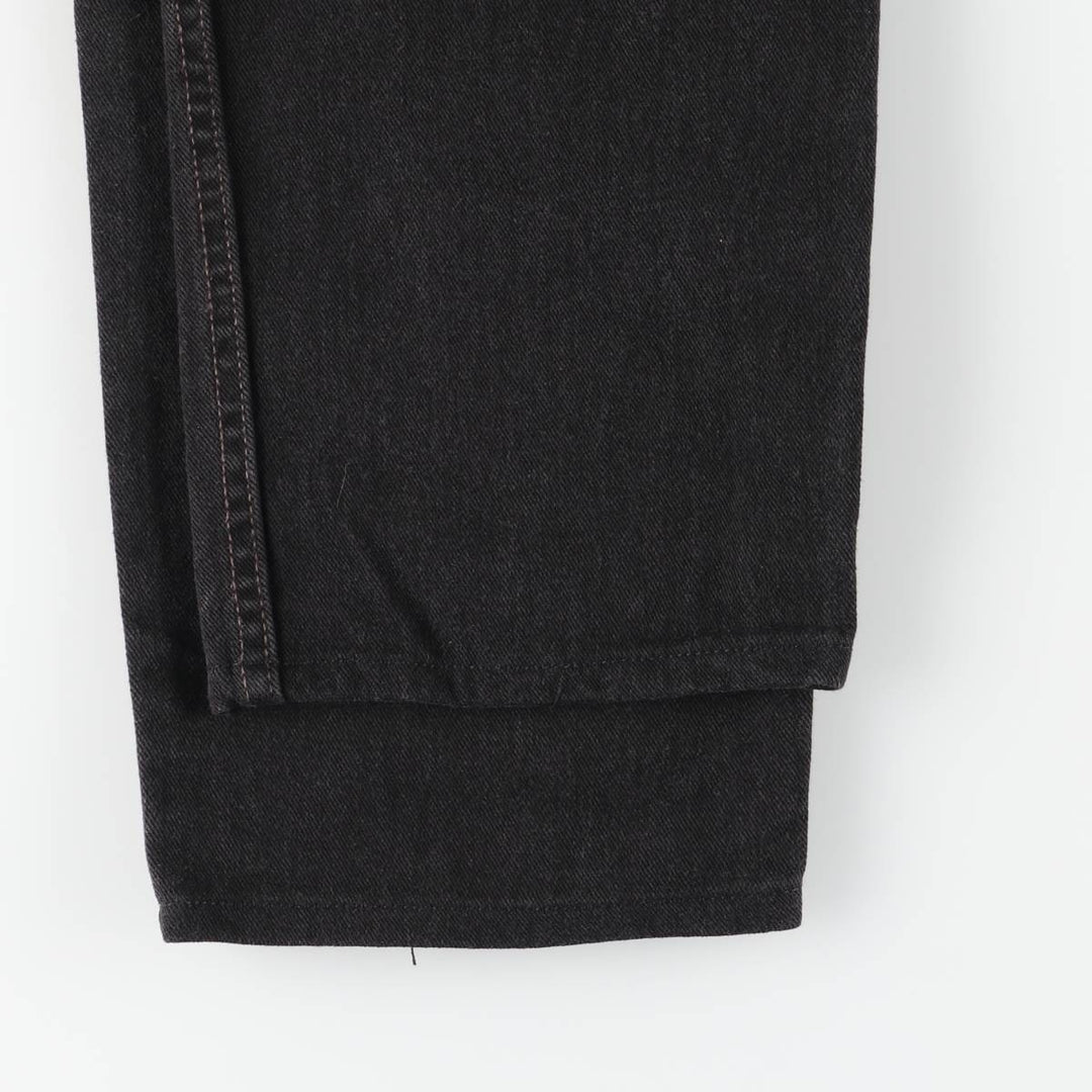 00'S Levi's 550 Relaxed Fit Black Denim Tapered Denim Pants Made in USA Men's W32 cotton black type Vintage Second Hand