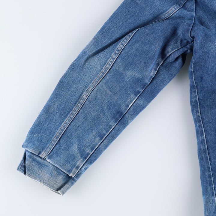 Vintage 70s-80'S Wrangler WRANGE COAT, denim boa lunch coat, made in the USA, men's size L unclear blue type Vintage Second Hand