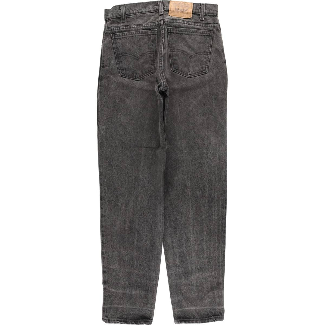 90s-00'S Levi's 40550-4159 Black Denim Tapered Denim Pants, Made in the USA, Men's, Size W31, Vintage cotton black type Vintage Second Hand