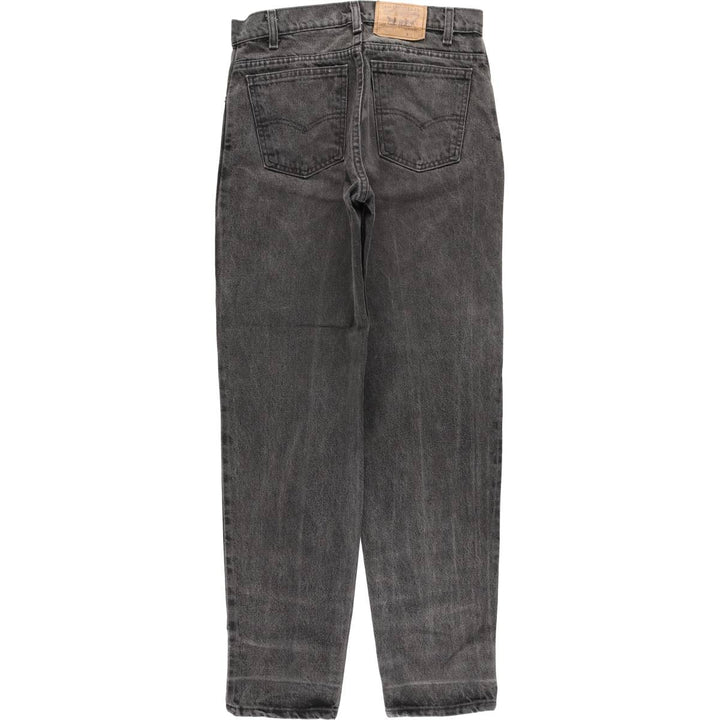 90s-00'S Levi's 40550-4159 Black Denim Tapered Denim Pants, Made in the USA, Men's, Size W31, Vintage cotton black type Vintage Second Hand