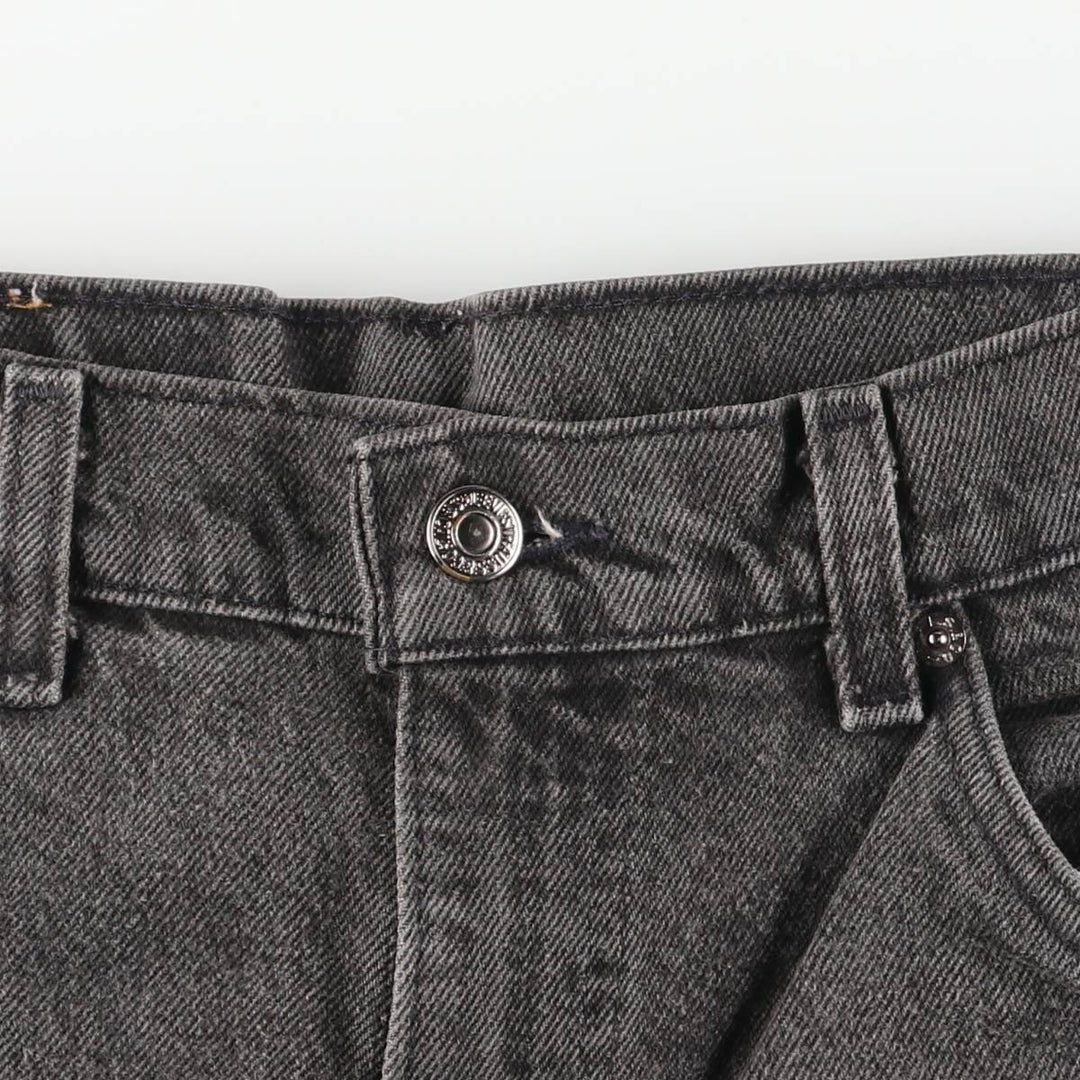 90s-00'S Levi's 40550-4159 Black Denim Tapered Denim Pants, Made in the USA, Men's, Size W31, Vintage cotton black type Vintage Second Hand