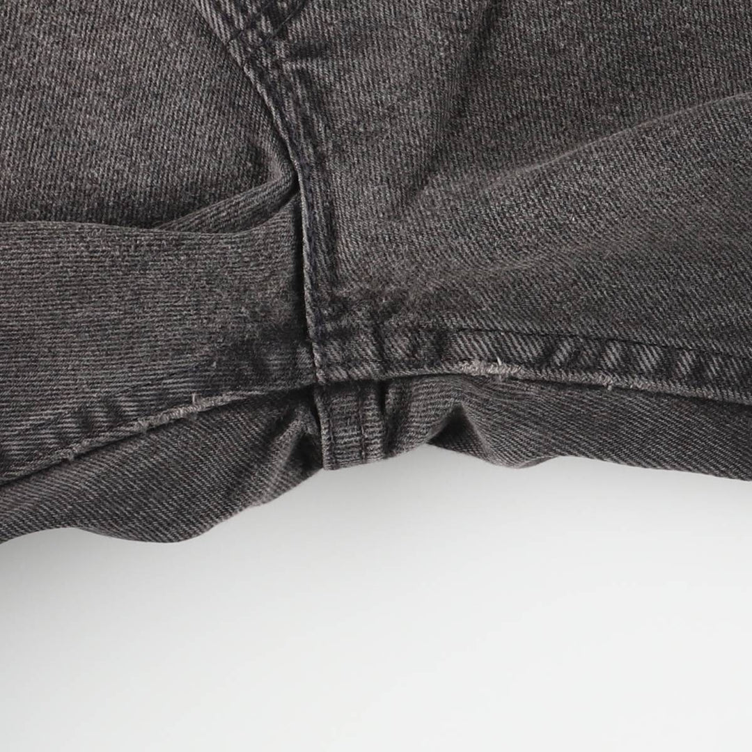 90s-00'S Levi's 40550-4159 Black Denim Tapered Denim Pants, Made in the USA, Men's, Size W31, Vintage cotton black type Vintage Second Hand