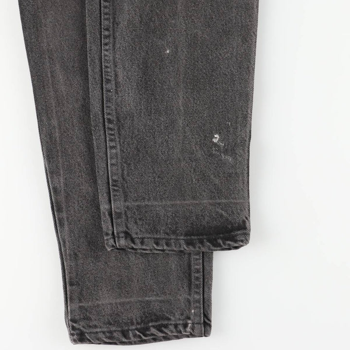 90s-00'S Levi's 40550-4159 Black Denim Tapered Denim Pants, Made in the USA, Men's, Size W31, Vintage cotton black type Vintage Second Hand
