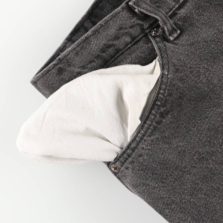90s-00'S Levi's 40550-4159 Black Denim Tapered Denim Pants, Made in the USA, Men's, Size W31, Vintage cotton black type Vintage Second Hand