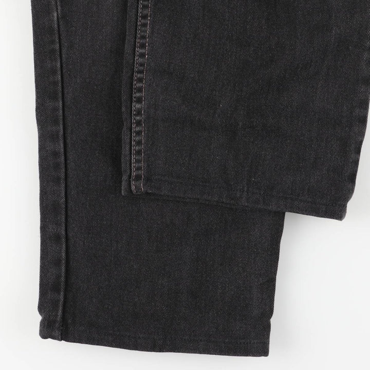 2000'S Levi's 00550-0260 Black Denim Tapered Denim Pants, Made in the USA, Men's Size W35 cotton black type Vintage Second Hand