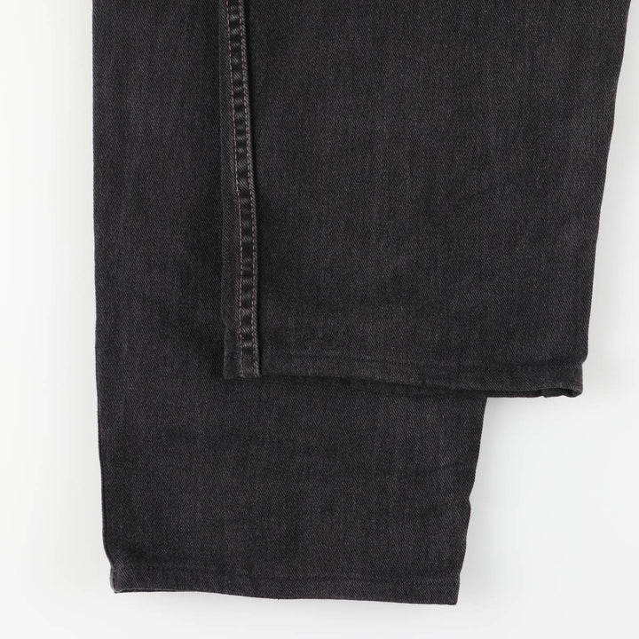 2000'S Levi's 00550-0260 Black Denim Tapered Denim Pants, Made in the USA, Men's Size W35 cotton black type Vintage Second Hand