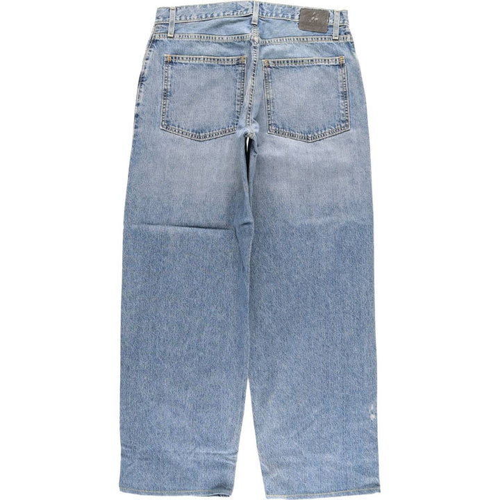 00'S Levi's SILVER TAB BAGGY tapered denim pants for men, size w34 cotton blue type Vintage Second Hand