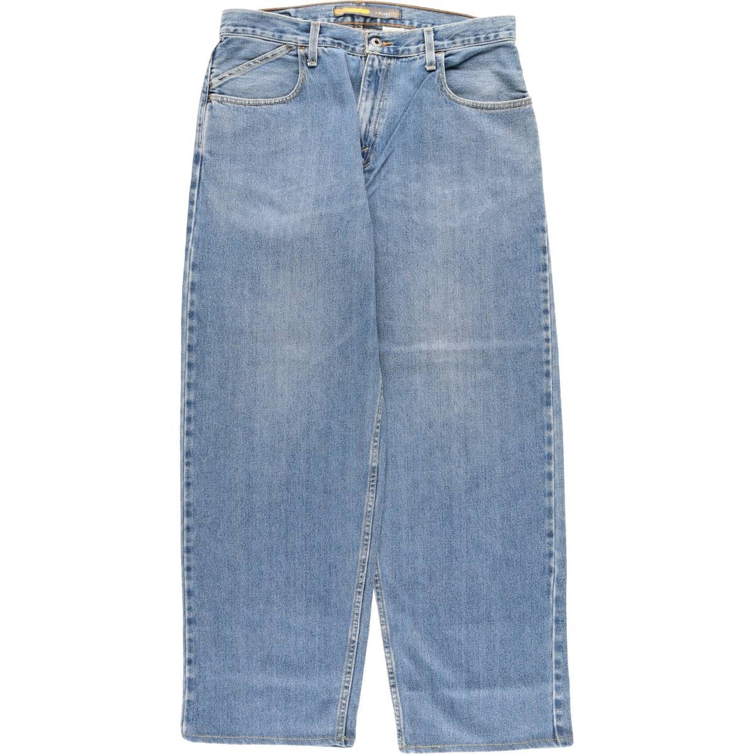 00'S Levi's SILVER TAB BAGGY tapered denim pants for men, size w34 cotton blue type Vintage Second Hand