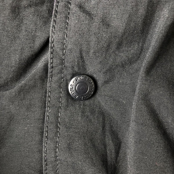 Vintage 80s-90'S Eddie Bauer black tag half-zip goose down pullover, men's size XL Nylon black type Vintage Second Hand