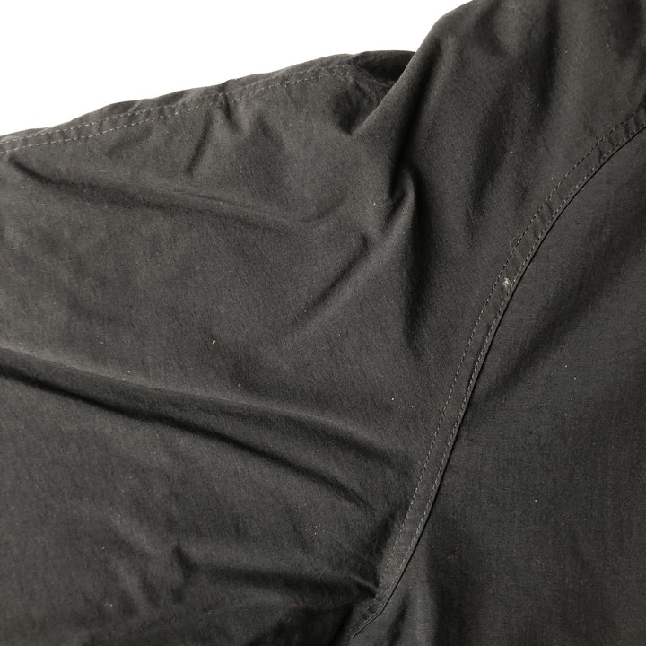 Vintage 80s-90'S Eddie Bauer black tag half-zip goose down pullover, men's size XL Nylon black type Vintage Second Hand