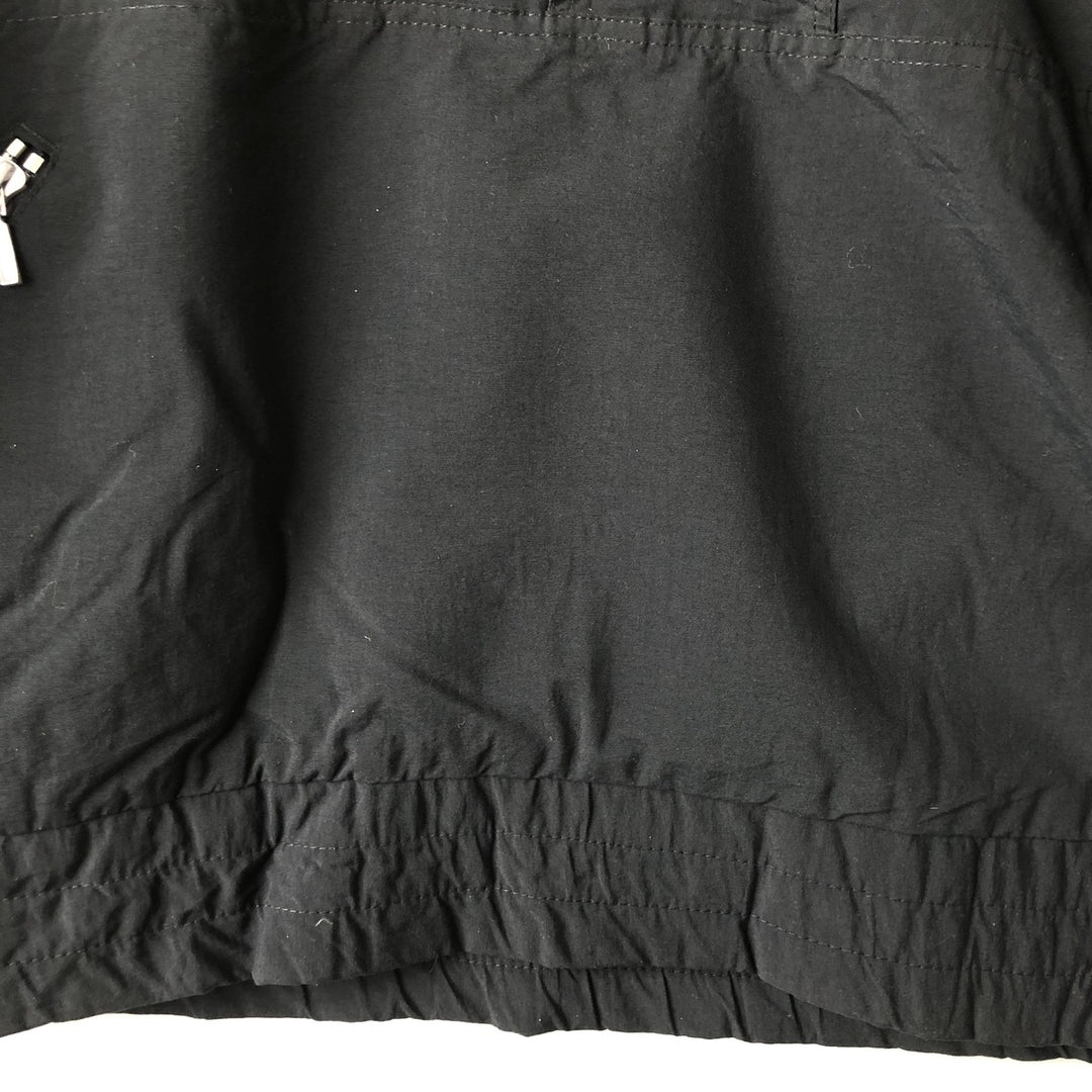 Vintage 80s-90'S Eddie Bauer black tag half-zip goose down pullover, men's size XL Nylon black type Vintage Second Hand