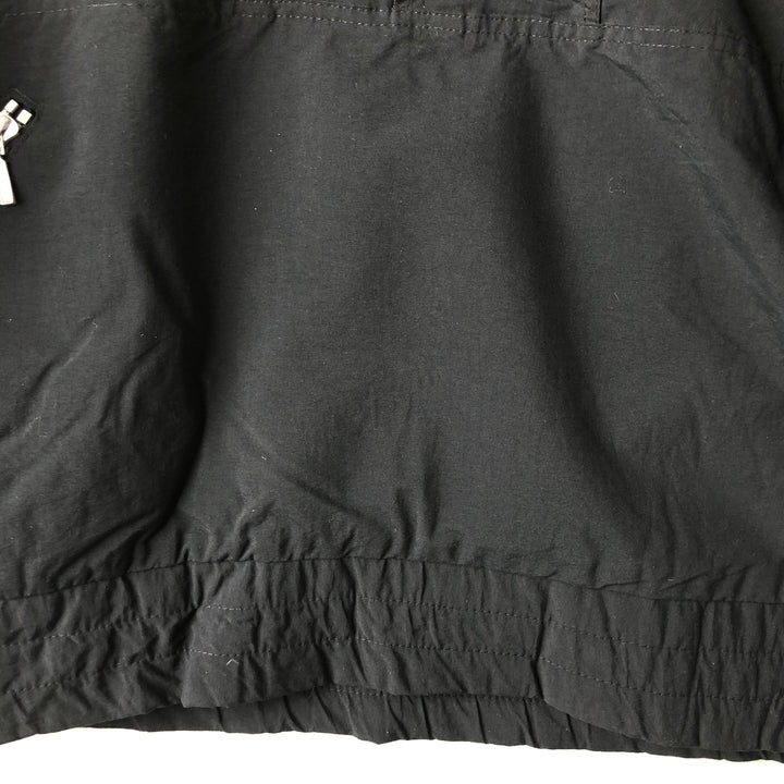 Vintage 80s-90'S Eddie Bauer black tag half-zip goose down pullover, men's size XL Nylon black type Vintage Second Hand