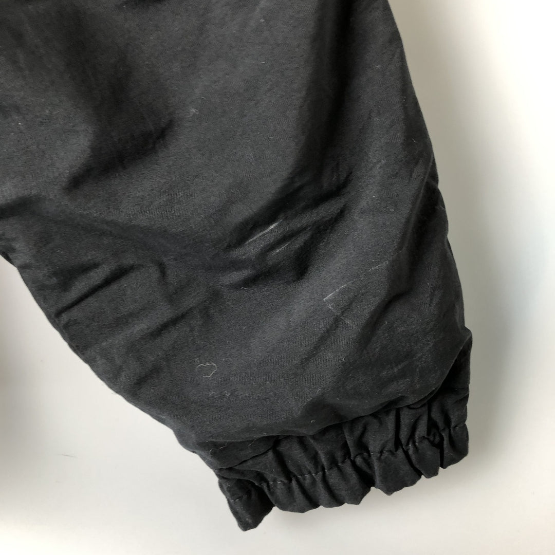 Vintage 80s-90'S Eddie Bauer black tag half-zip goose down pullover, men's size XL Nylon black type Vintage Second Hand
