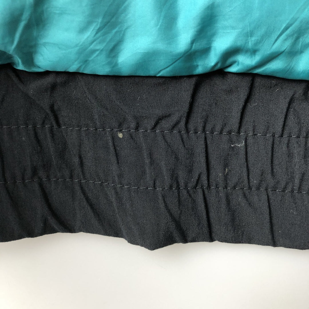Vintage 80s-90'S Eddie Bauer black tag half-zip goose down pullover, men's size XL Nylon black type Vintage Second Hand