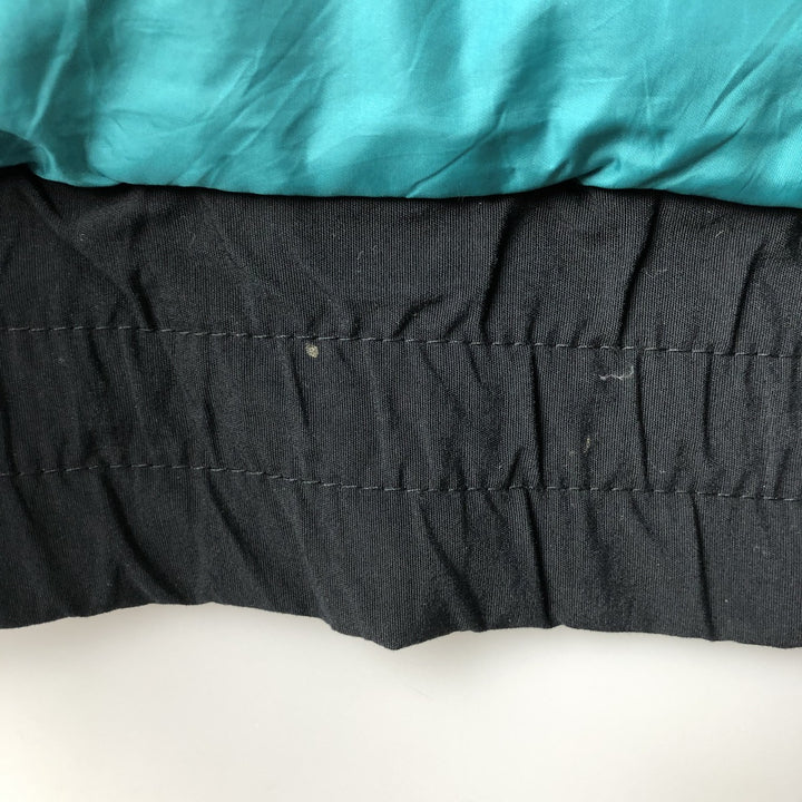 Vintage 80s-90'S Eddie Bauer black tag half-zip goose down pullover, men's size XL Nylon black type Vintage Second Hand