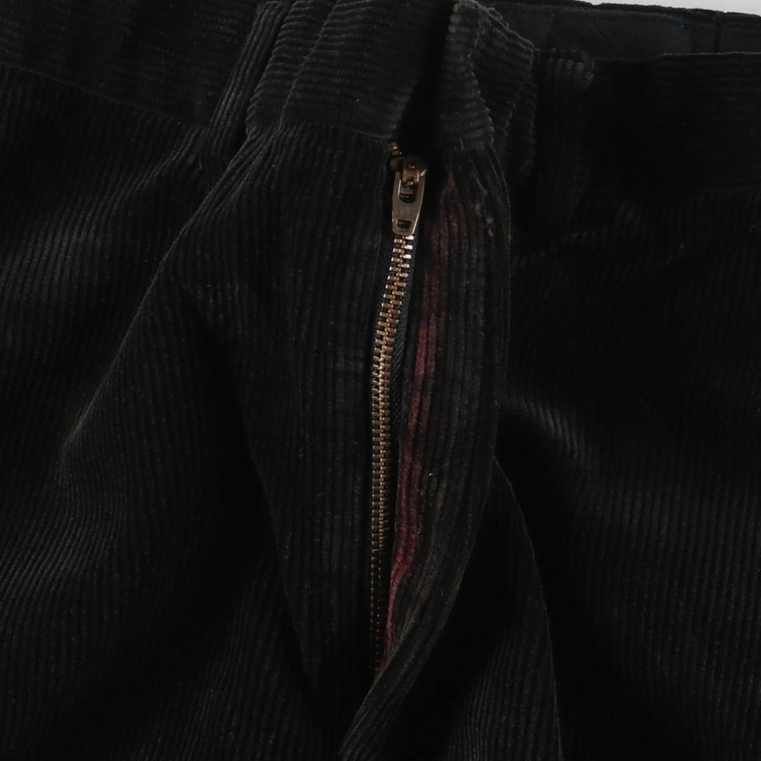 Ralph Lauren POLO by Ralph Lauren Corduroy Pants Men's W34 cotton black type Vintage Second Hand