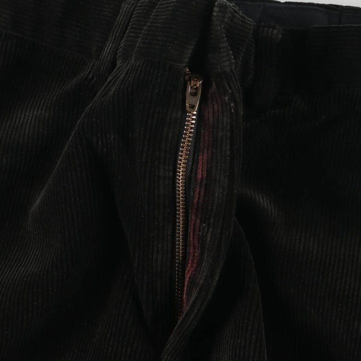 Ralph Lauren POLO by Ralph Lauren Corduroy Pants Men's W34 cotton black type Vintage Second Hand