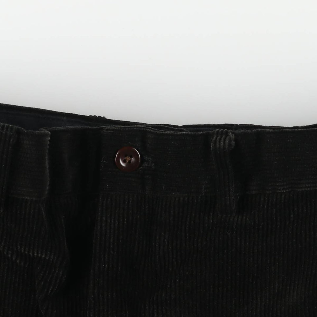 Ralph Lauren POLO by Ralph Lauren Corduroy Pants Men's W34 cotton black type Vintage Second Hand