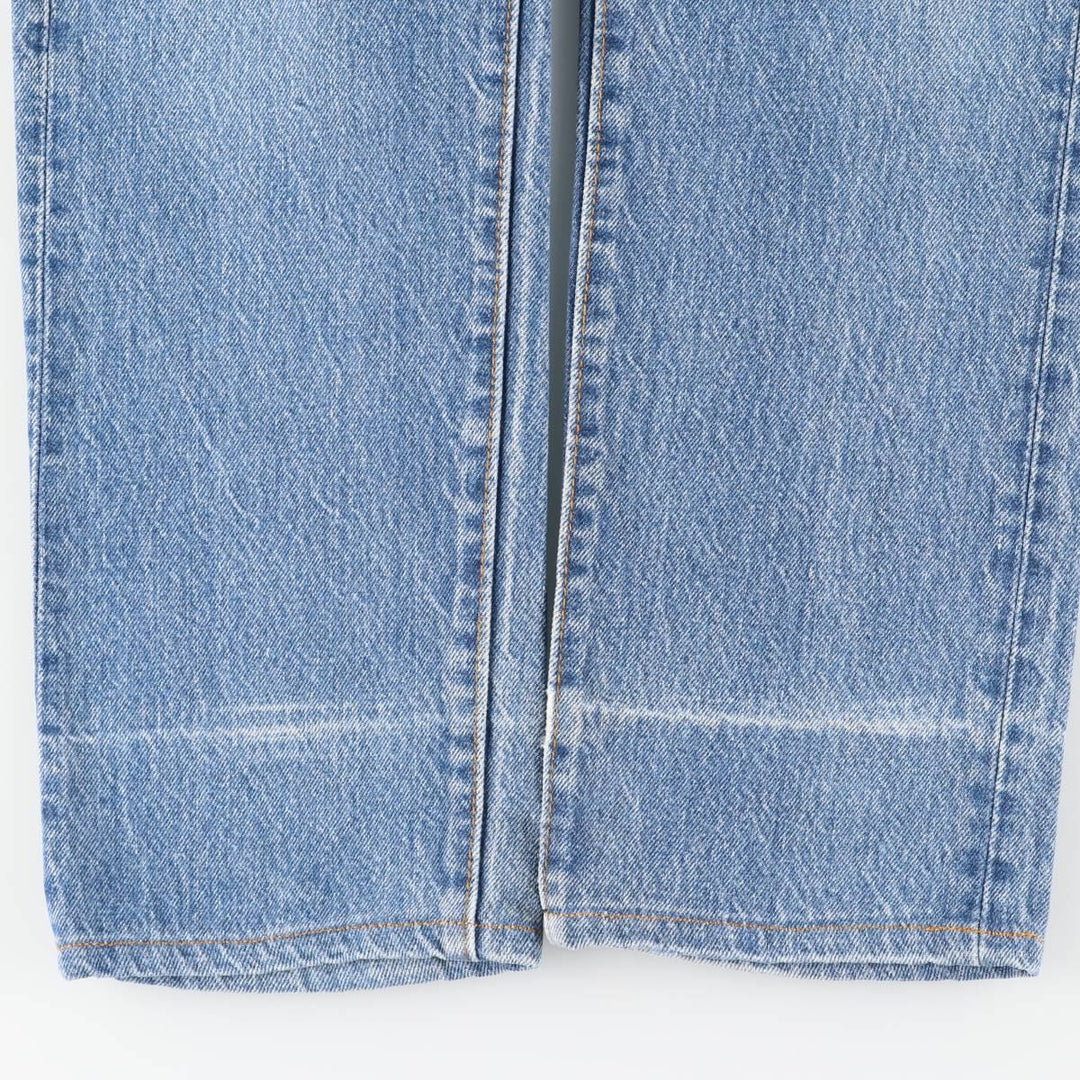 Vintage 1990'S Levi's 501 Straight Denim Pants, Made in USA, Women's Size L (W27) unclear blue type Vintage Second Hand