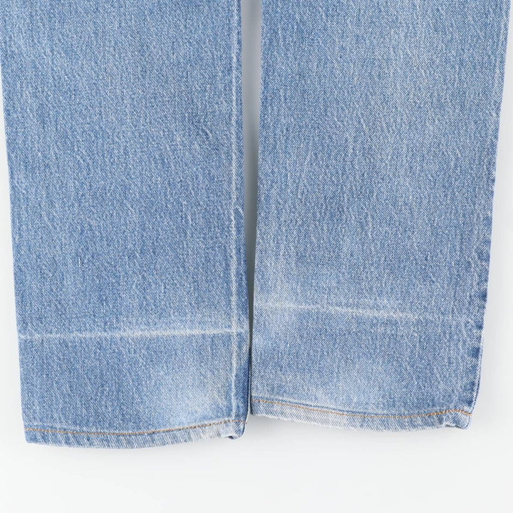 Vintage 1990'S Levi's 501 Straight Denim Pants, Made in USA, Women's Size L (W27) unclear blue type Vintage Second Hand