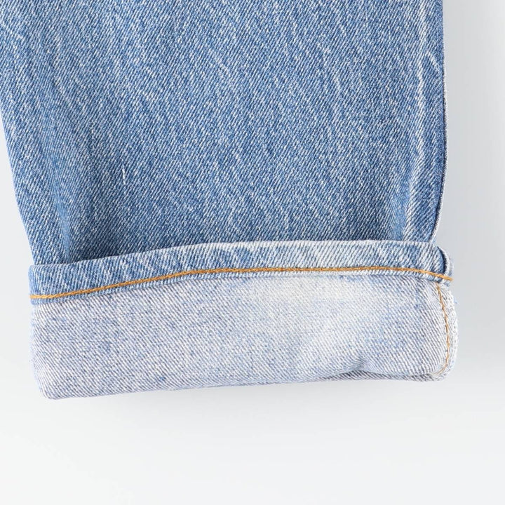 Vintage 1990'S Levi's 501 Straight Denim Pants, Made in USA, Women's Size L (W27) unclear blue type Vintage Second Hand