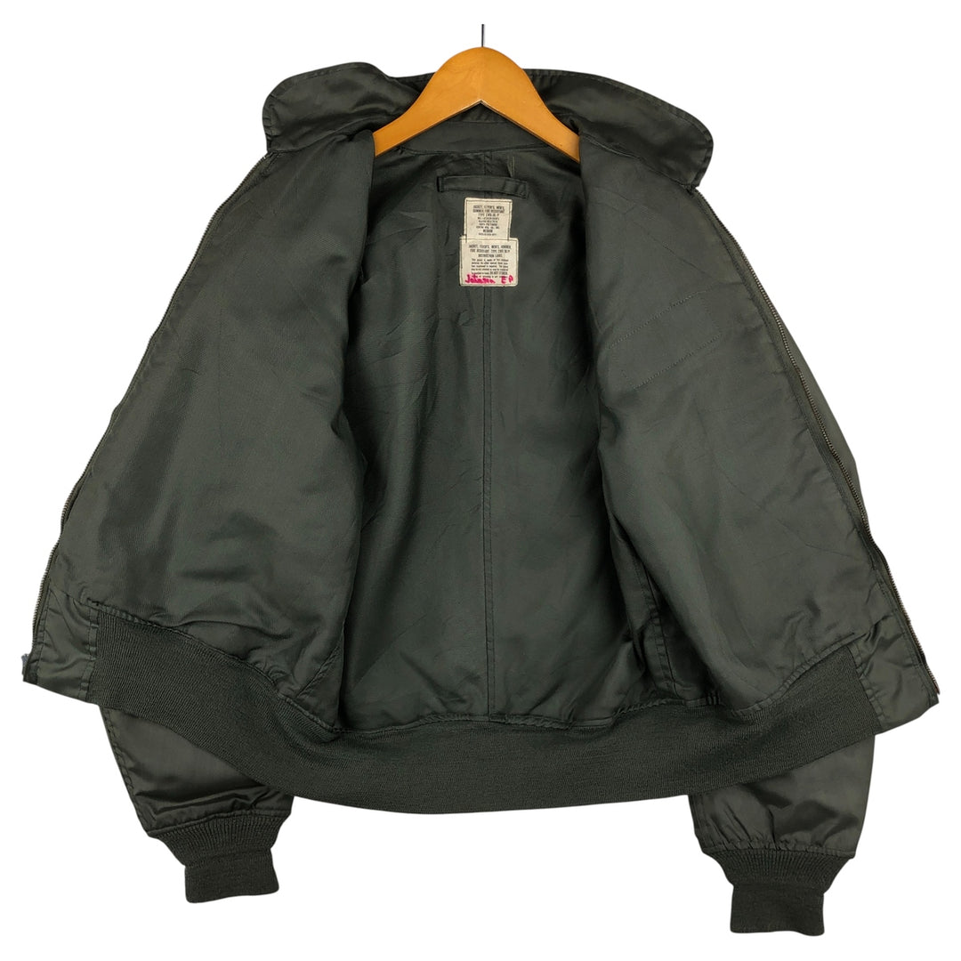 80's US military actual product CWU-36 polyamide Khaki type Vintage Second Hand