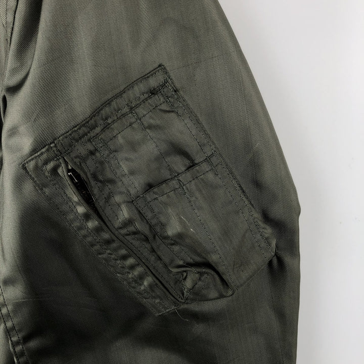80's US military actual product CWU-36 polyamide Khaki type Vintage Second Hand