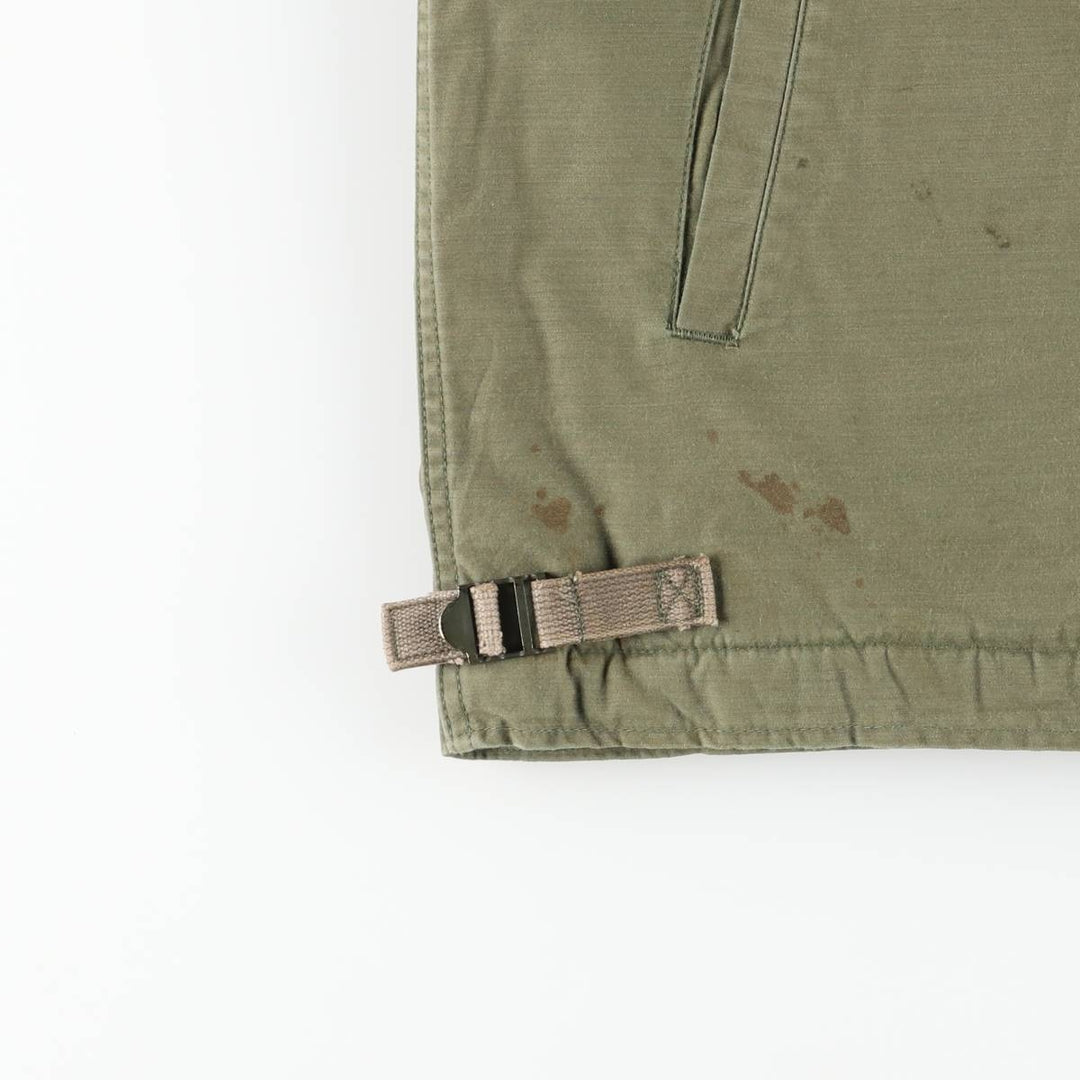 1980'S US military A-2 military deck jacket, made in USA, men's size M, vintage Nylon Khaki type Vintage Second Hand