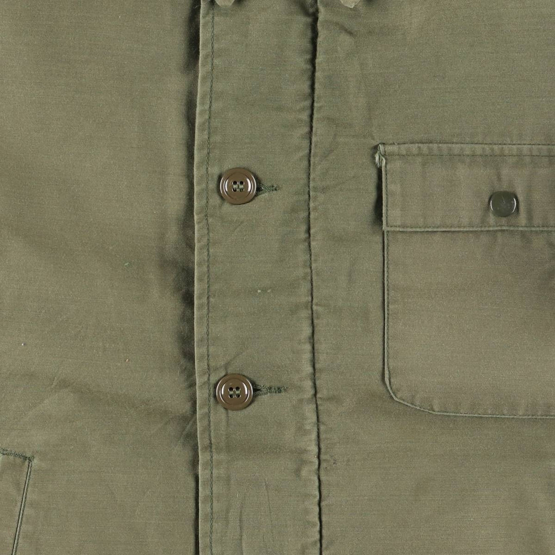 1980'S US military A-2 military deck jacket, made in USA, men's size M, vintage Nylon Khaki type Vintage Second Hand
