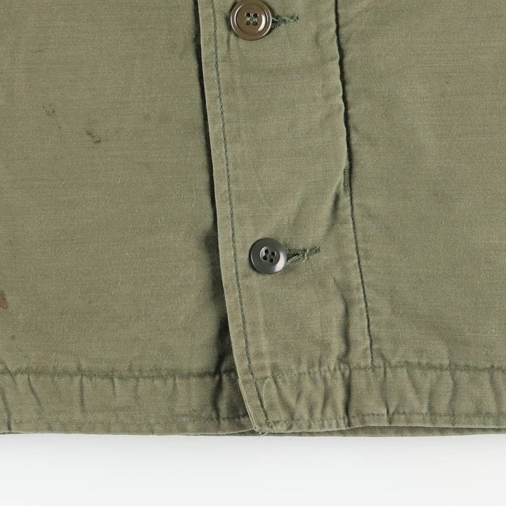 1980'S US military A-2 military deck jacket, made in USA, men's size M, vintage Nylon Khaki type Vintage Second Hand