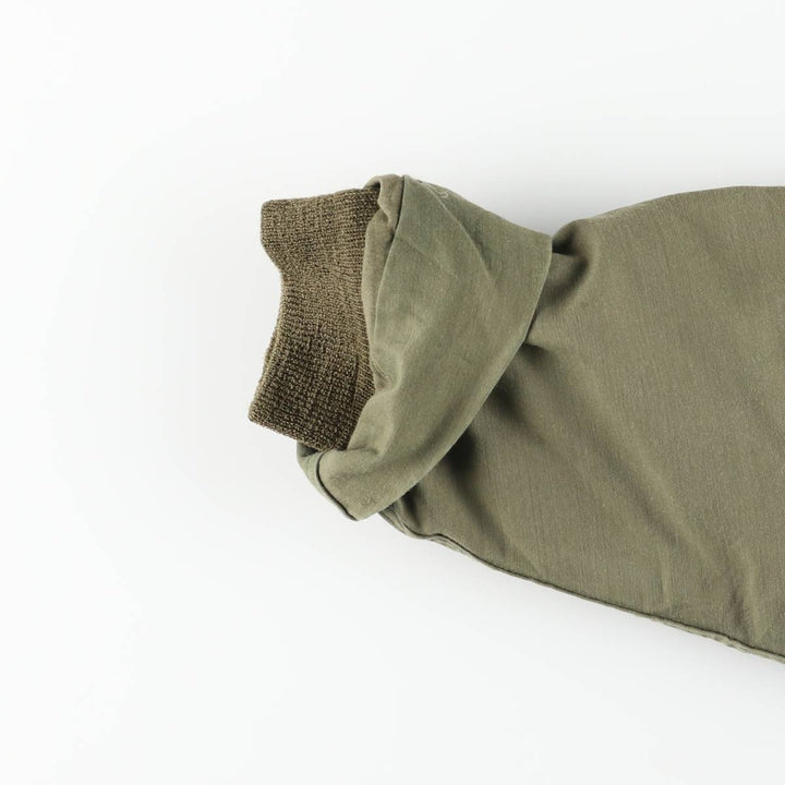 1980'S US military A-2 military deck jacket, made in USA, men's size M, vintage Nylon Khaki type Vintage Second Hand