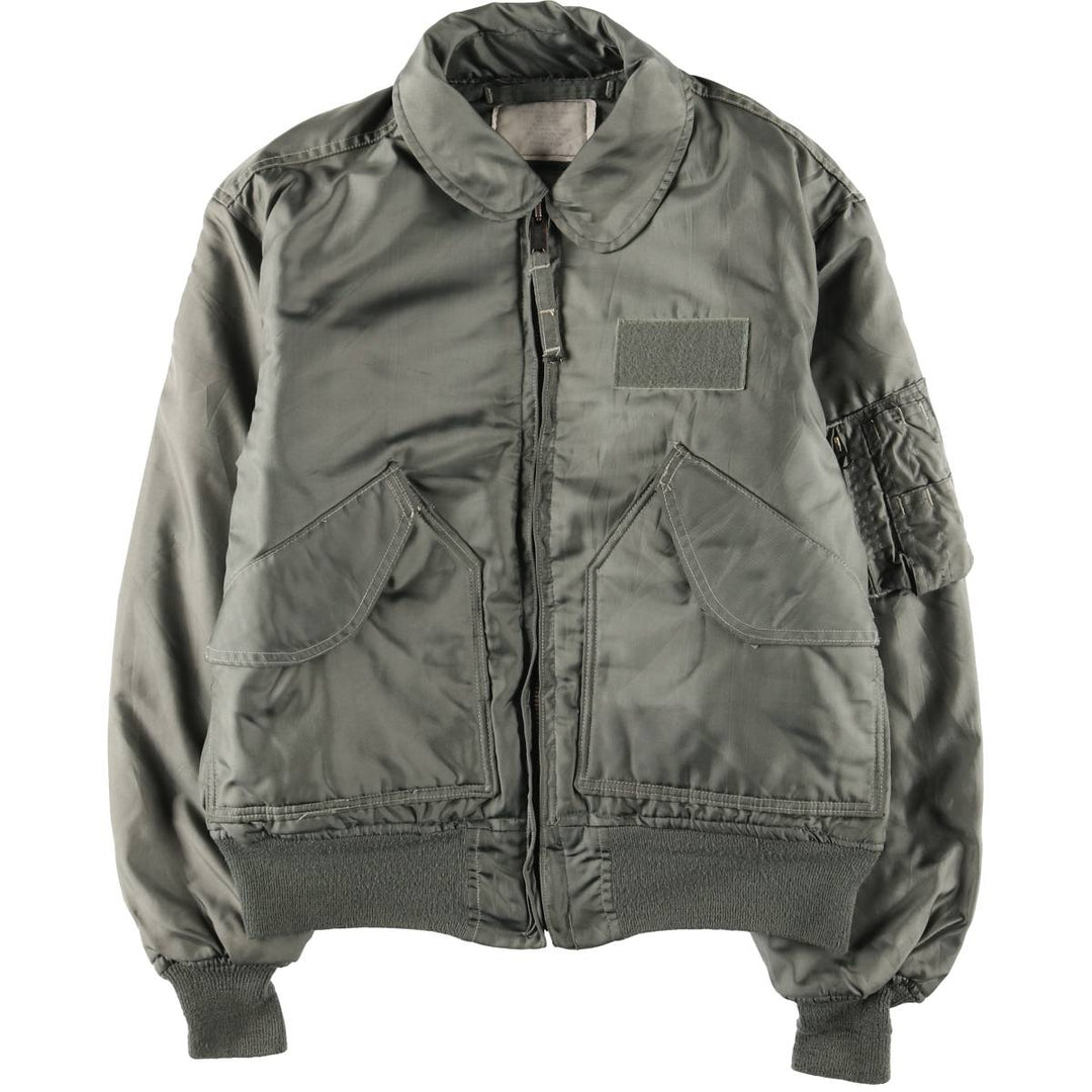 80's US military actual product CWU-45 Aromatic polyamide Khaki type Vintage Second Hand