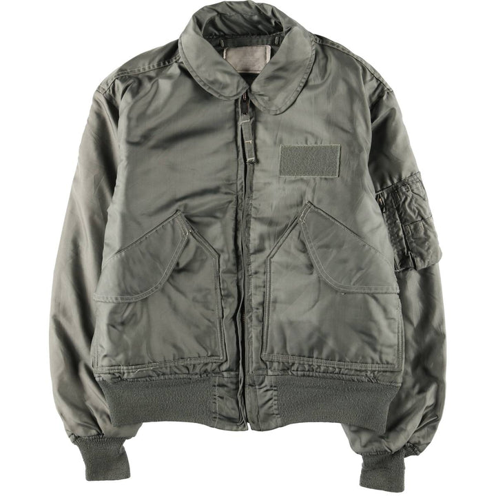 80's US military actual product CWU-45 Aromatic polyamide Khaki type Vintage Second Hand