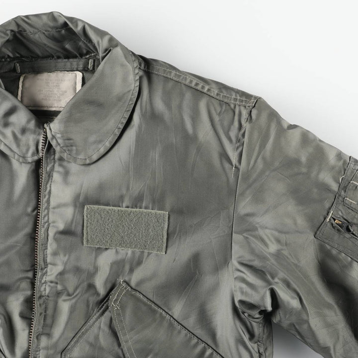 80's US military actual product CWU-45 Aromatic polyamide Khaki type Vintage Second Hand