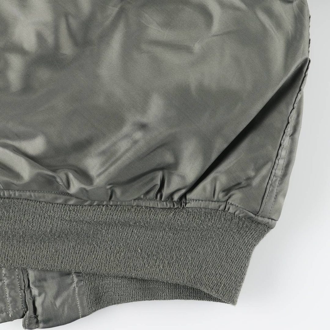 80's US military actual product CWU-45 Aromatic polyamide Khaki type Vintage Second Hand