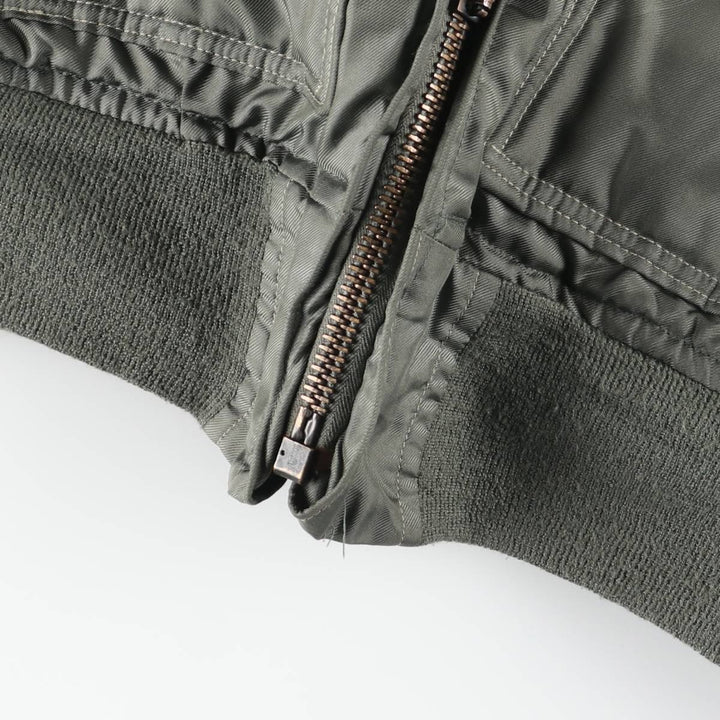 80's US military actual product CWU-45 Aromatic polyamide Khaki type Vintage Second Hand