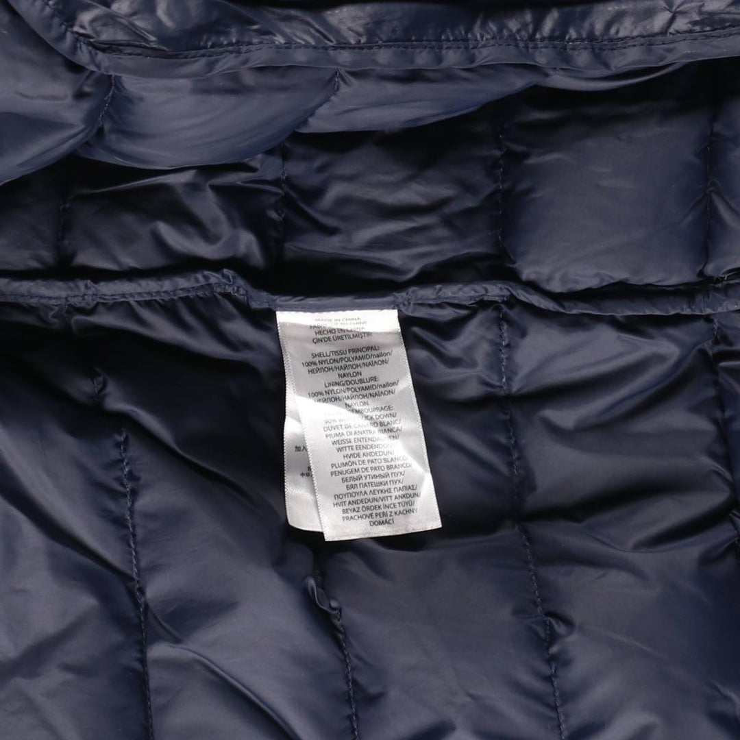 Ralph Lauren POLO by Ralph Lauren Down Parka, Men's Size M Nylon navy blue type Vintage Second Hand