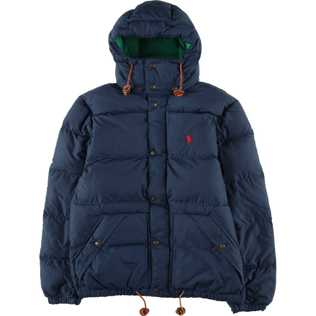Ralph Lauren POLO RALPH LAUREN Down Parka Men's Size S polyester navy blue type Vintage Second Hand