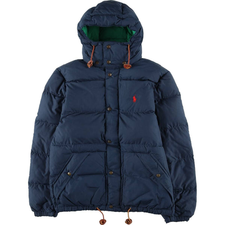 Ralph Lauren POLO RALPH LAUREN Down Parka Men's Size S polyester navy blue type Vintage Second Hand