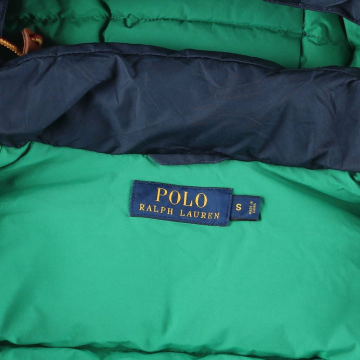 Ralph Lauren POLO RALPH LAUREN Down Parka Men's Size S polyester navy blue type Vintage Second Hand
