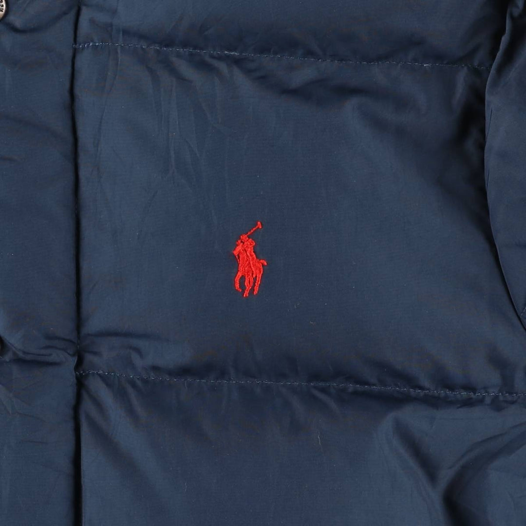 Ralph Lauren POLO RALPH LAUREN Down Parka Men's Size S polyester navy blue type Vintage Second Hand