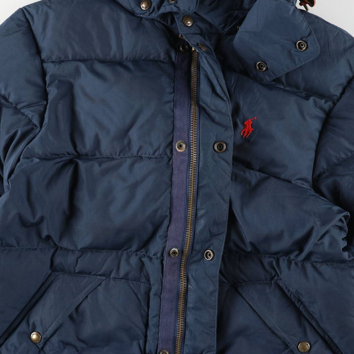 Ralph Lauren POLO RALPH LAUREN Down Parka Men's Size S polyester navy blue type Vintage Second Hand