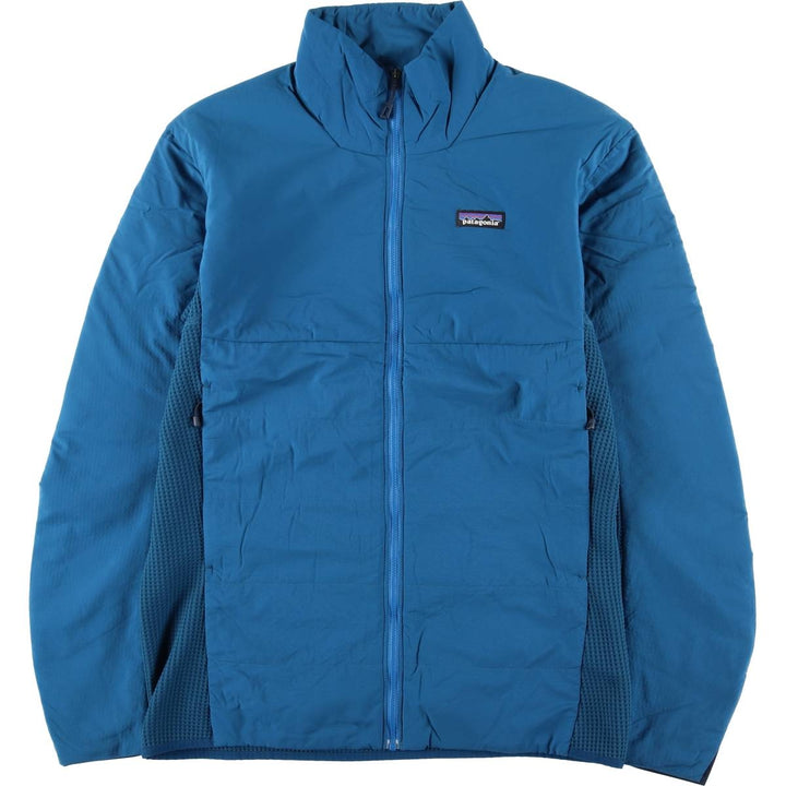 Patagonia 84345SP17, a men's puffer jacket with a contrasting lining, size L. Nylon blue type Vintage Second Hand