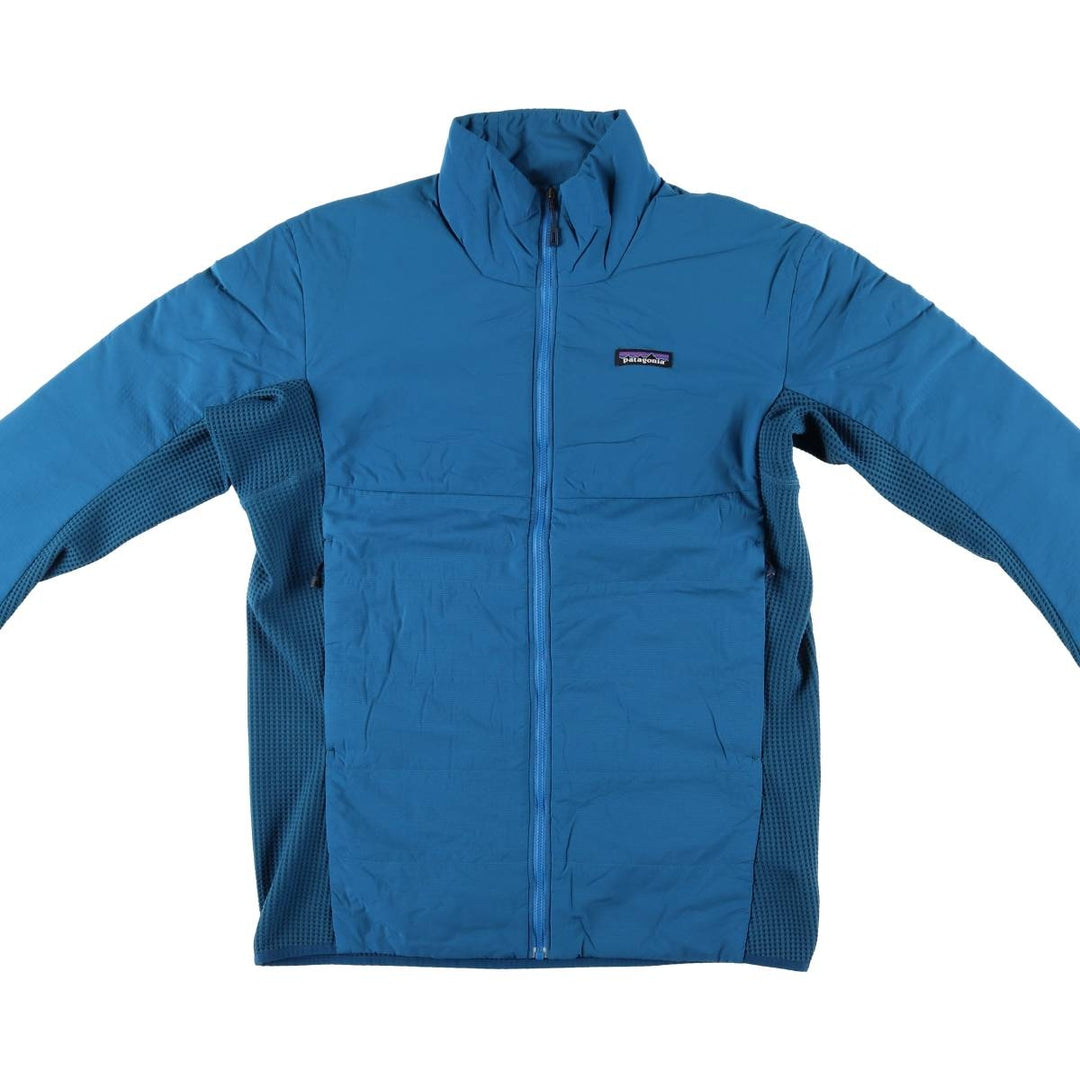 Patagonia 84345SP17, a men's puffer jacket with a contrasting lining, size L. Nylon blue type Vintage Second Hand