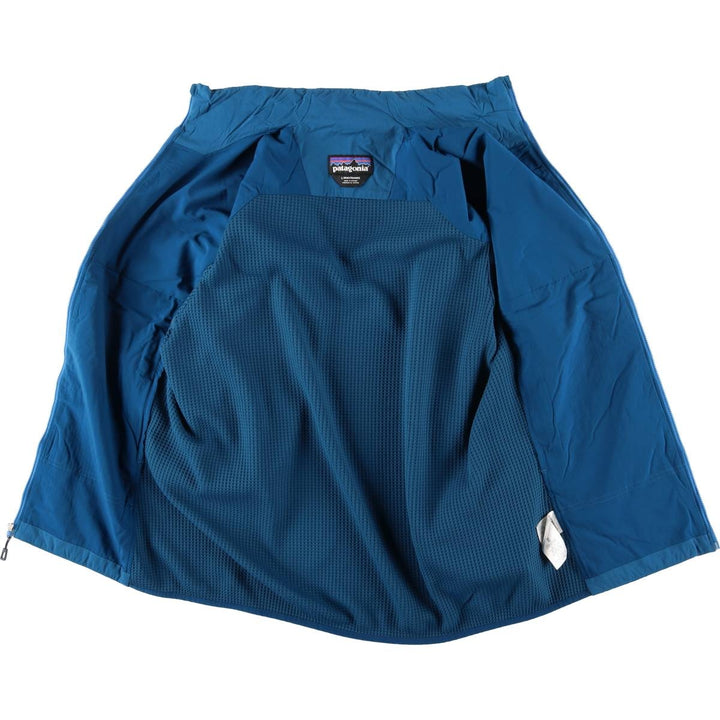 Patagonia 84345SP17, a men's puffer jacket with a contrasting lining, size L. Nylon blue type Vintage Second Hand